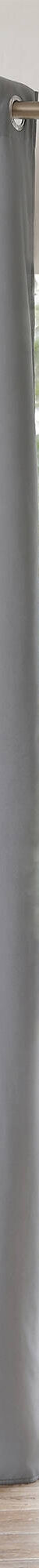 Rideau isolant uni envers polaire finition oeillets (gris perle) Rideau isolant uni envers polaire finition oeillets (gris perle)
